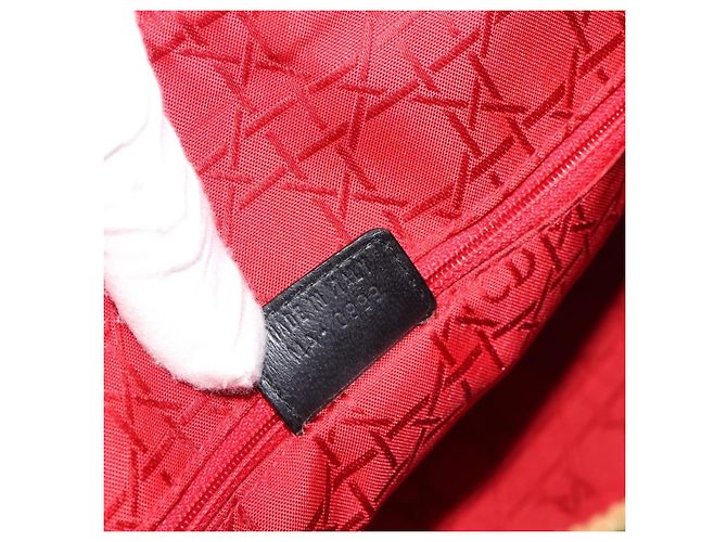 Borsa Christian Dior Lady Dior Canage in pelle di agnello 2way Nero Oro Auth 194922SAM D'oro - vista 24