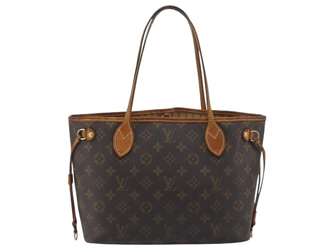 Borsa Tote LOUIS VUITTON Monogram Neverfull PM M40155 LV Auth 195271 Monogramma - vista 3