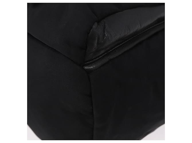 Borsa PRADA Borsa a tracolla Nylon Pelle Nero Argento Aut 192532 - vista 11