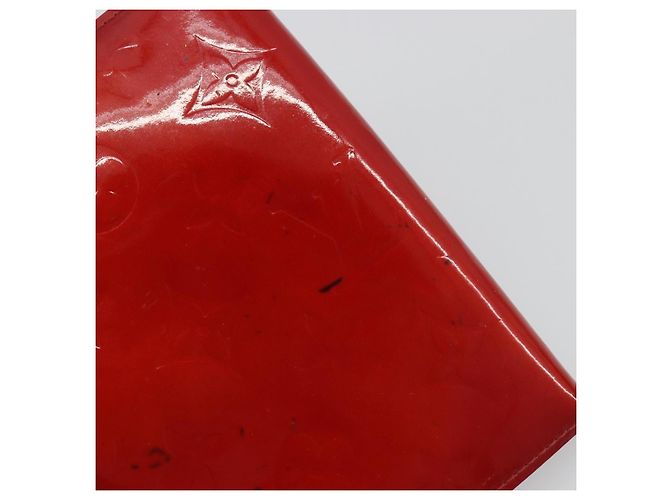 LOUIS VUITTON Monogram Vernis Agenda PM Planner Cover Red R21016 LV Auth bs36647 Roja - vista 13
