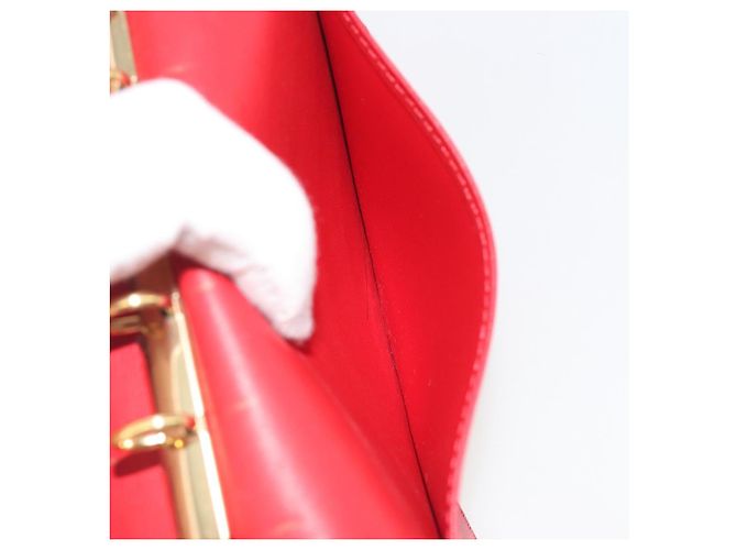 LOUIS VUITTON Monogram Vernis Agenda PM Planner Cover Red R21016 LV Auth bs36647 Roja - vista 23