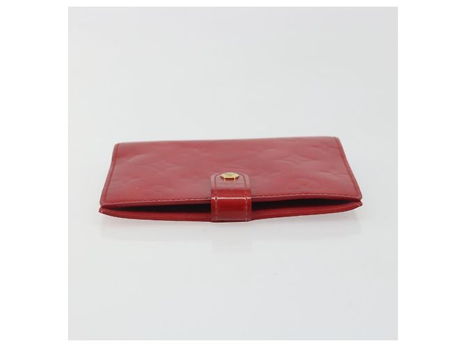 LOUIS VUITTON Monogram Vernis Agenda PM Planner Cover Red R21016 LV Auth bs36647 Roja - vista 4