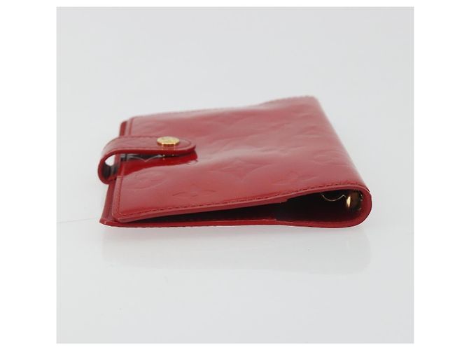 LOUIS VUITTON Monogram Vernis Agenda PM Planner Cover Red R21016 LV Auth bs36647 Roja - vista 6