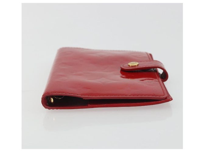 LOUIS VUITTON Monogram Vernis Agenda PM Planner Cover Red R21016 LV Auth bs36647 Roja - vista 7