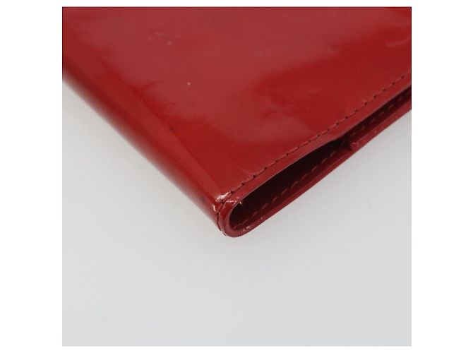 LOUIS VUITTON Monogram Vernis Agenda PM Planner Cover Red R21016 LV Auth bs36647 Roja - vista 9