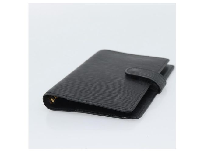 LOUIS VUITTON Epi Monogram Day Planner Cover 2 Set Black LV Auth bs36693 Negro Monograma - vista 13