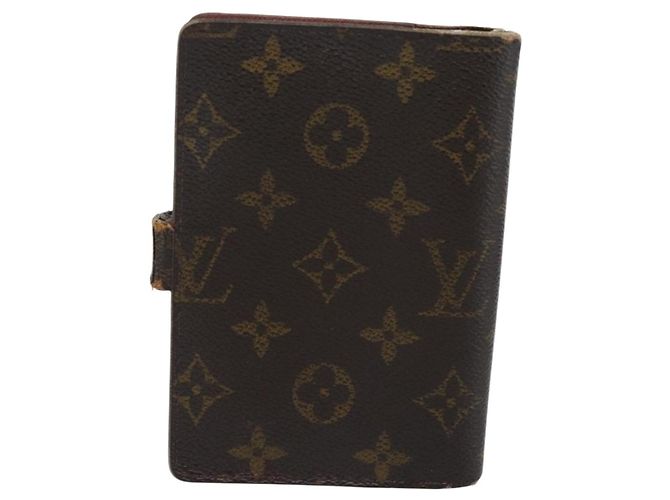 LOUIS VUITTON Epi Monogram Day Planner Cover 2 Set Black LV Auth bs36693 Negro Monograma - vista 3