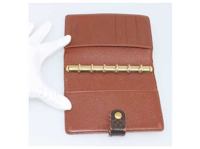 LOUIS VUITTON Epi Monogram Day Planner Cover 2 Set Black LV Auth bs36693 Negro Monograma - vista 8