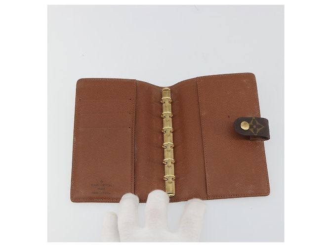 LOUIS VUITTON Monogram Agenda PM Day Planner Cover R20005 LV Auth BA14537 Monograma - vista 13