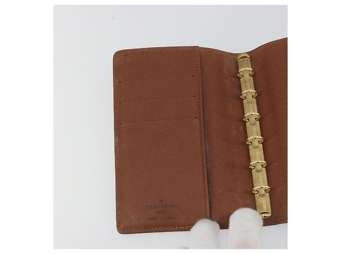 LOUIS VUITTON Monogram Agenda PM Day Planner Cover R20005 LV Auth BA14537 Monograma - vista 15