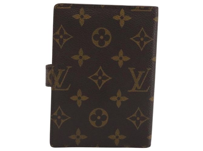 LOUIS VUITTON Monogram Agenda PM Day Planner Cover R20005 LV Auth BA14537 Monograma - vista 3