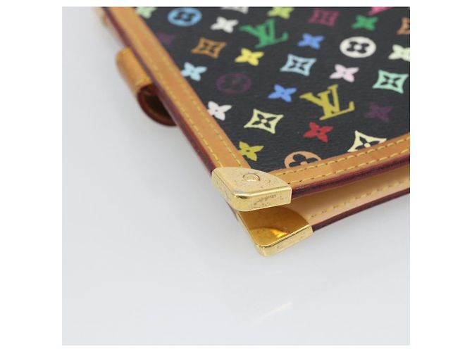 LOUIS VUITTON Monogram Multicolor Agenda PM Planner Cover R20895 LV Auth BA14615 Nero - vista 11