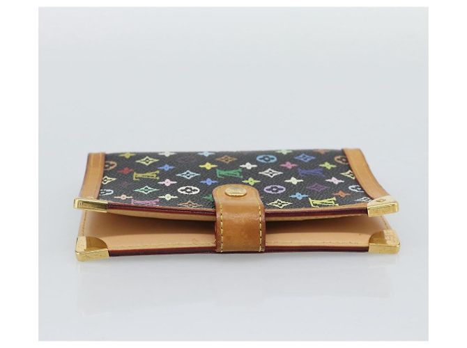 LOUIS VUITTON Monogram Multicolor Agenda PM Planner Cover R20895 LV Auth BA14615 Nero - vista 4
