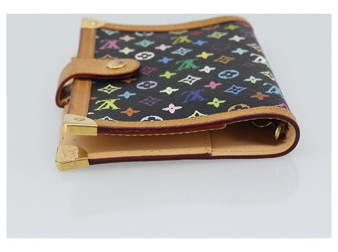 LOUIS VUITTON Monogram Multicolor Agenda PM Planner Cover R20895 LV Auth BA14615 Nero - vista 6