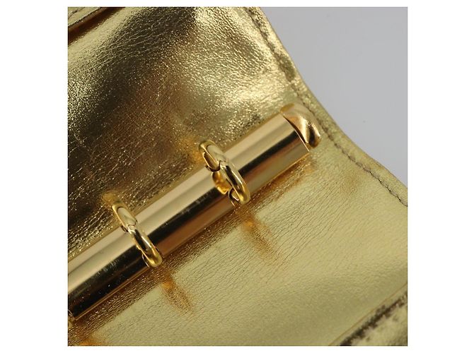 LOUIS VUITTON Monogram Miroir Agenda PM Planner Cover Gold R20962 Auth BA14630A Dorado - vista 18