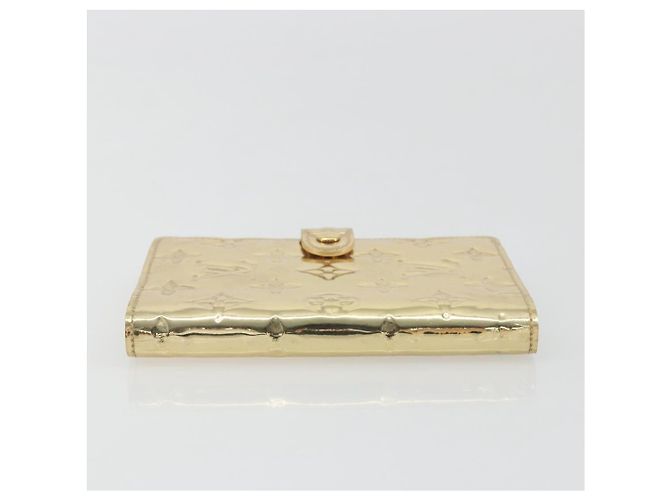 LOUIS VUITTON Monogram Miroir Agenda PM Planner Cover Gold R20962 Auth BA14630A Dorado - vista 5
