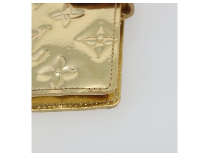 LOUIS VUITTON Monogram Miroir Agenda PM Planner Cover Gold R20962 Auth BA14630A Dorado - vista 8