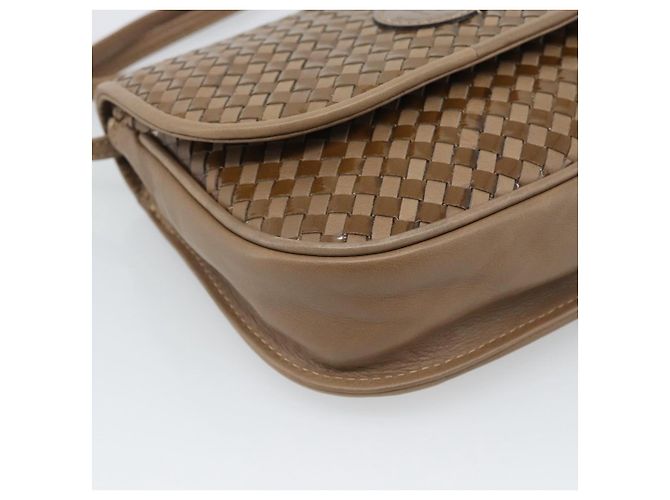 Borsa a Spalla FENDI in Pelle Marrone con Tonalità Oro Auth gh2333A - vista 11