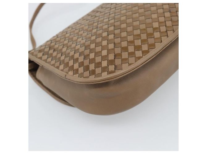 Borsa a Spalla FENDI in Pelle Marrone con Tonalità Oro Auth gh2333A - vista 13