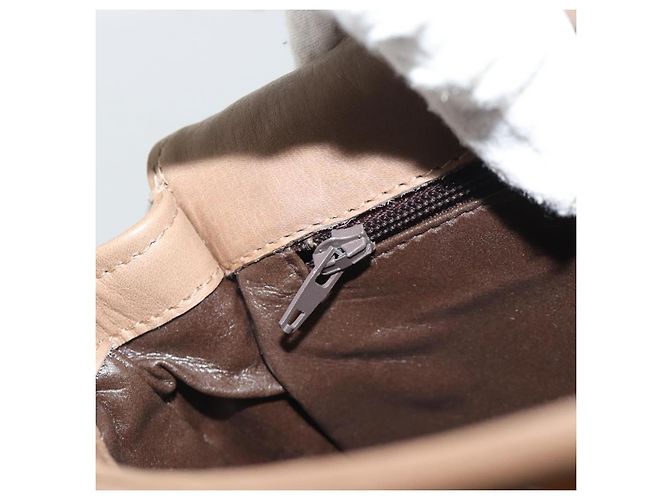 Borsa a Spalla FENDI in Pelle Marrone con Tonalità Oro Auth gh2333A - vista 19