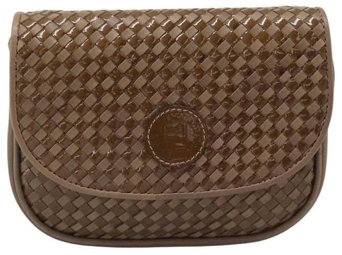 Borsa a Spalla FENDI in Pelle Marrone con Tonalità Oro Auth gh2333A - vista 2