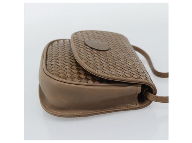 Borsa a Spalla FENDI in Pelle Marrone con Tonalità Oro Auth gh2333A - vista 5