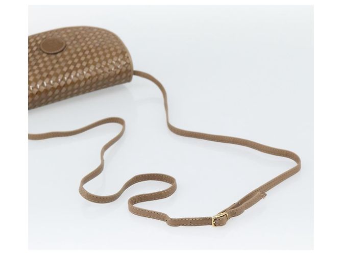 Borsa a Spalla FENDI in Pelle Marrone con Tonalità Oro Auth gh2333A - vista 7