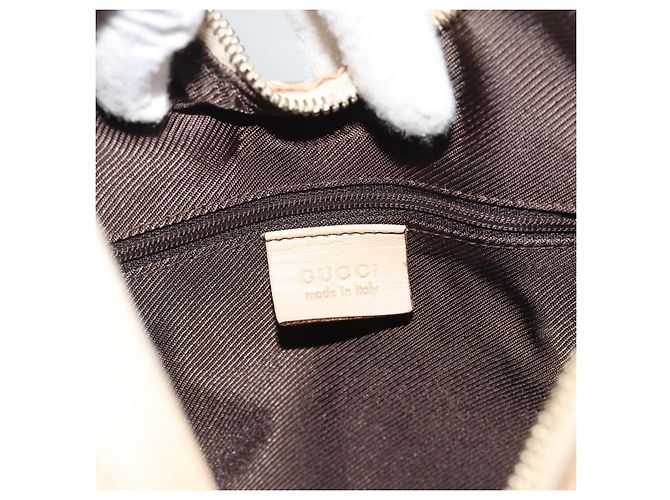 Borsa a mano GUCCI GG Canvas Beige Oro 73885 Auth gh2261A - vista 15
