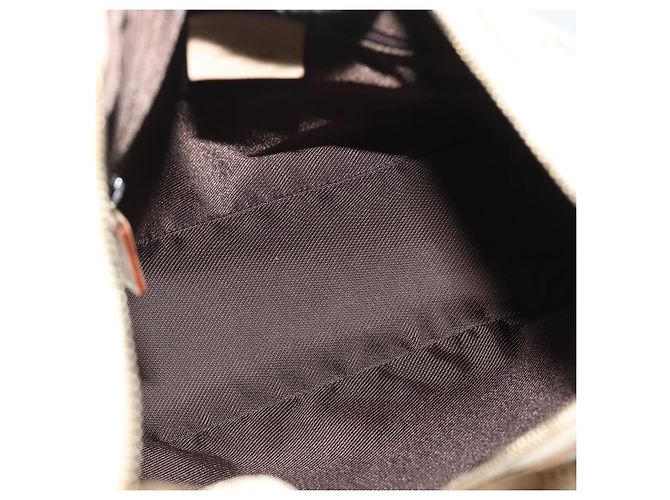 Borsa a mano GUCCI GG Canvas Beige Oro 73885 Auth gh2261A - vista 16