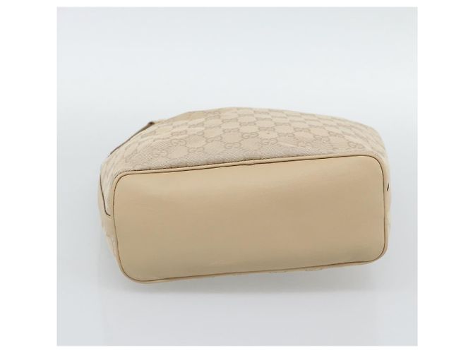 Borsa a mano GUCCI GG Canvas Beige Oro 73885 Auth gh2261A - vista 9