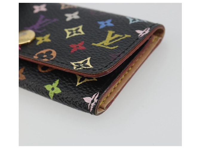 LOUIS VUITTON Monogram Multicolor Multicles 4 Key Case Black M93732 Auth 195163 Nero - vista 14