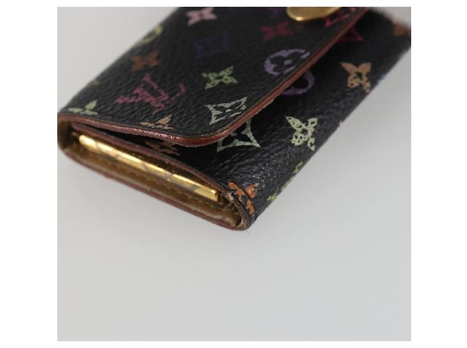 LOUIS VUITTON Monogram Multicolor Multicles 4 Key Case Black M93732 Auth 195163 Nero - vista 15