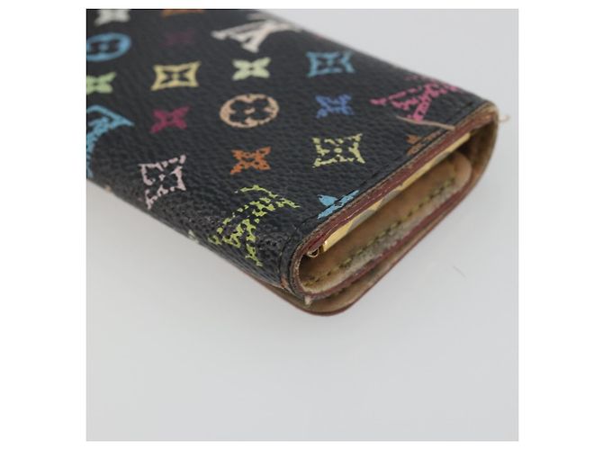 LOUIS VUITTON Monogram Multicolor Multicles 4 Key Case Black M93732 Auth 195163 Nero - vista 16