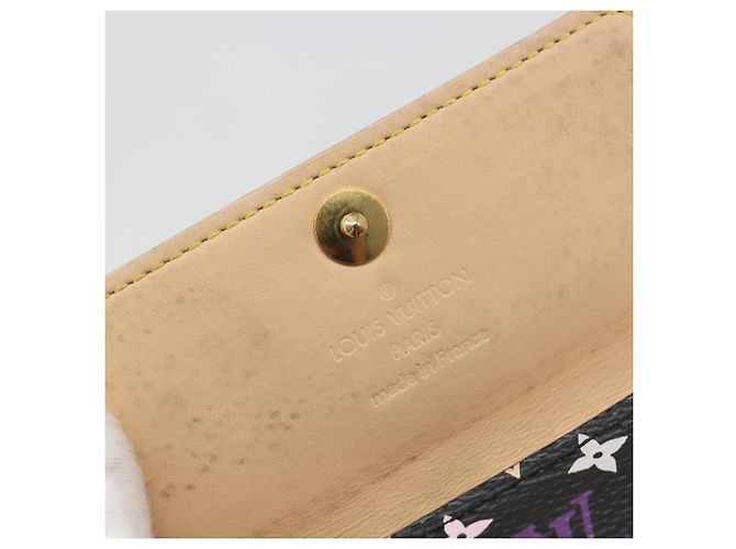 LOUIS VUITTON Monogram Multicolor Multicles 4 Key Case Black M93732 Auth 195163 Nero - vista 20