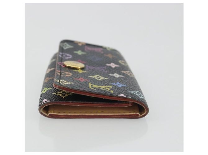 LOUIS VUITTON Monogram Multicolor Multicles 4 Key Case Black M93732 Auth 195163 Nero - vista 3