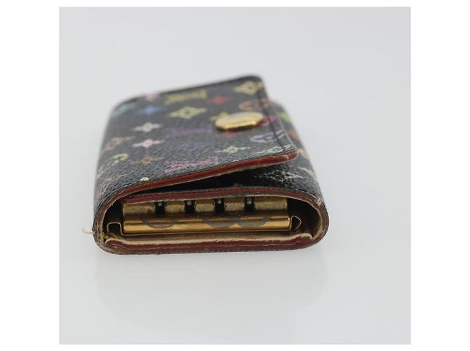 LOUIS VUITTON Monogram Multicolor Multicles 4 Key Case Black M93732 Auth 195163 Nero - vista 4