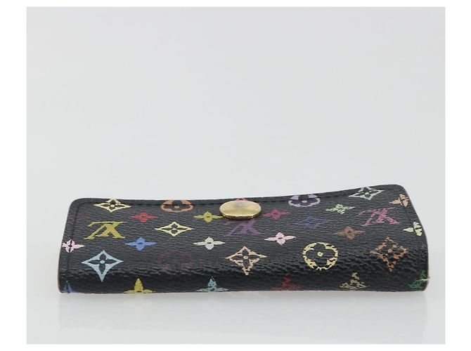 LOUIS VUITTON Monogram Multicolor Multicles 4 Key Case Black M93732 Auth 195163 Nero - vista 5