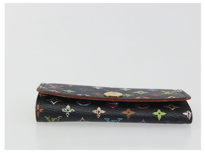 LOUIS VUITTON Monogram Multicolor Multicles 4 Key Case Black M93732 Auth 195163 Nero - vista 6
