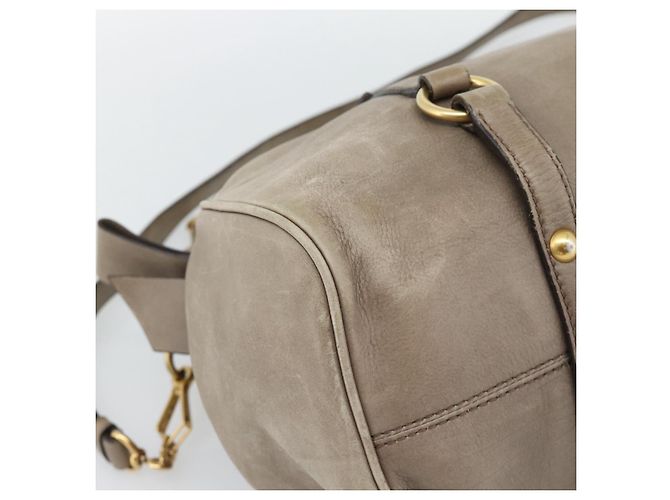 Borsa Miu Miu in pelle 2way Marrone Oro Auth 194733V D'oro - vista 13