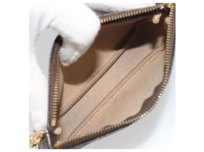 LOUIS VUITTON Damier Ebene Trunk Mini Pochette Accessoires N41433 Auth 192441A - vista 11