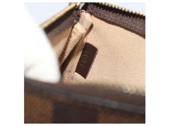 LOUIS VUITTON Damier Ebene Trunk Mini Pochette Accessoires N41433 Auth 192441A - vista 12