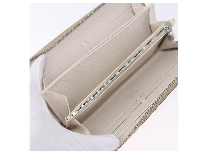 LOUIS VUITTON Epi Zippy Wallet Long Wallet White M6007J LV Auth 191982 Bianco - vista 14