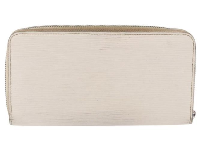 LOUIS VUITTON Epi Zippy Wallet Long Wallet White M6007J LV Auth 191982 Bianco - vista 3