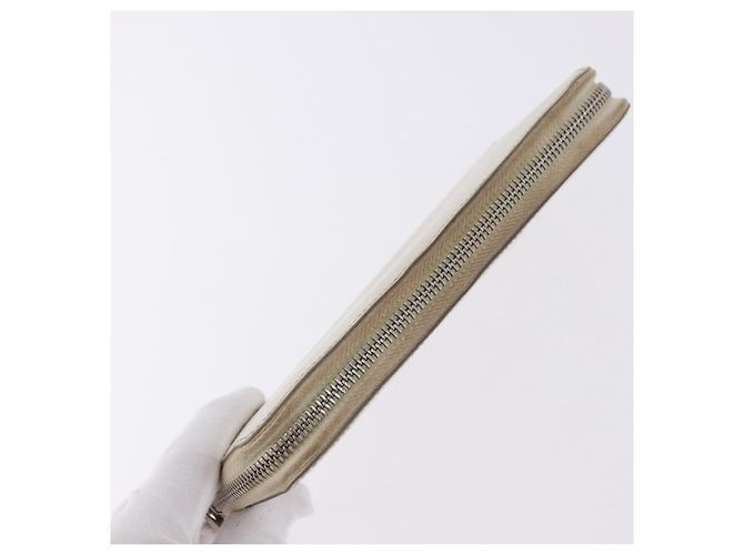 LOUIS VUITTON Epi Zippy Wallet Long Wallet White M6007J LV Auth 191982 Bianco - vista 7
