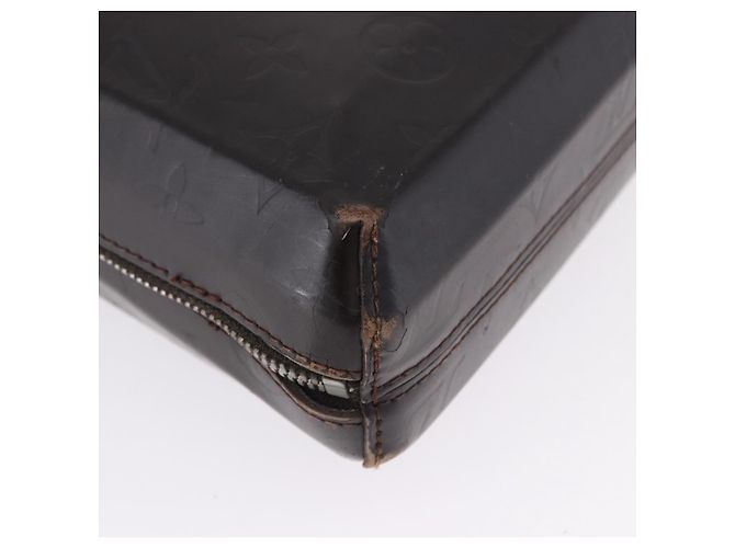 LOUIS VUITTON Borsa Monogram Grasse Erwin Marrone Cafe M46580 LV Auth BA14595 Monogramma - vista 10