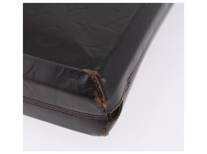 LOUIS VUITTON Borsa Monogram Grasse Erwin Marrone Cafe M46580 LV Auth BA14595 Monogramma - vista 11