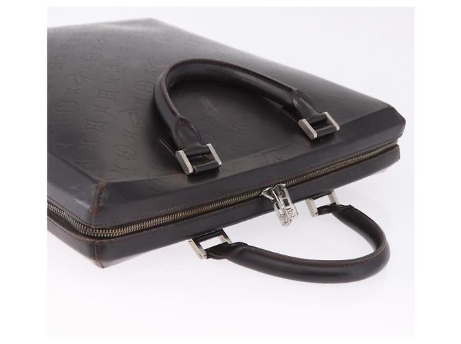 LOUIS VUITTON Borsa Monogram Grasse Erwin Marrone Cafe M46580 LV Auth BA14595 Monogramma - vista 6