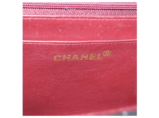 CHANEL Matelasse Chain Shoulder Bag Lamb Skin 2way Black Gold CC Auth 194687SAM Nero D'oro - vista 22