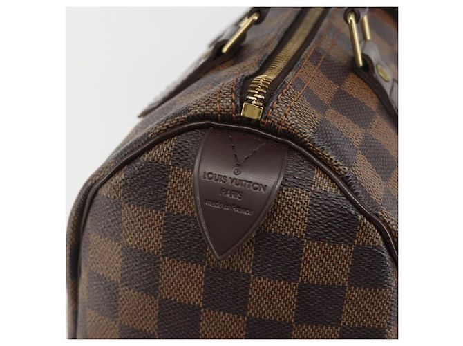 LOUIS VUITTON Damier Ebene Speedy 25 Hand Bag N41532 LV Auth 194137SAV - vista 16
