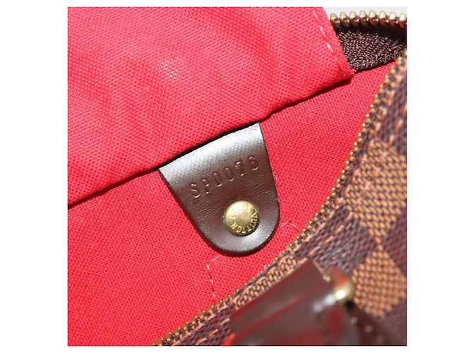 LOUIS VUITTON Damier Ebene Speedy 25 Hand Bag N41532 LV Auth 194137SAV - vista 21